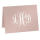 Grand Monogram Folded Shimmer Note Cards Image 5 of 10